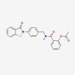 molecular formula C23H18N2O4Se B12388808 TrxR1-IN-1 