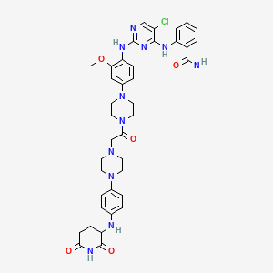 molecular formula C40H46ClN11O5 B12388822 PROTAC EGFR degrader 8 