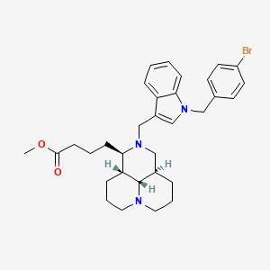 molecular formula C32H40BrN3O2 B12388829 Anticancer agent 147 