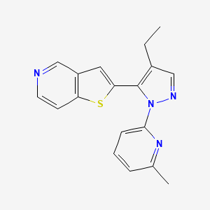 molecular formula C18H16N4S B12388831 Alk-5-IN-1 