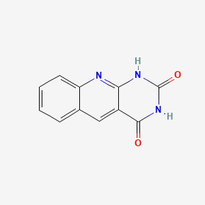 molecular formula C11H7N3O2 B1238884 Deazaflavin CAS No. 26908-38-3