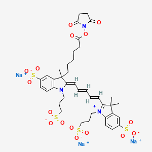 molecular formula C40H46N3Na3O16S4 B12388853 AF647-NHS ester (trisodium) 