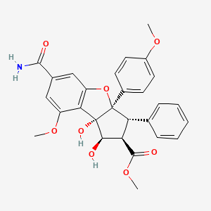 molecular formula C28H27NO8 B12388855 eIF4A3-IN-9 