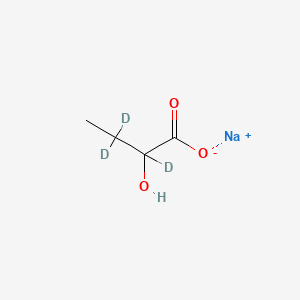 Sodium (+/-)-2-hydroxybutyrate-2,3,3-d3