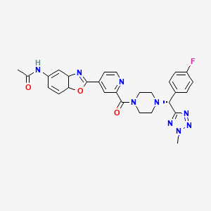 molecular formula C28H28FN9O3 B12388901 Anti-IAV agent 1 