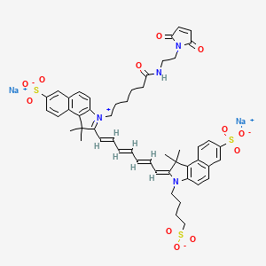 molecular formula C51H54N4Na2O12S3 B12388925 DiSulfo-ICG maleimide 