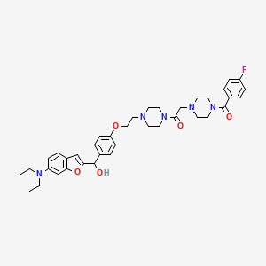 molecular formula C38H46FN5O5 B12388967 Anticancer agent 130 