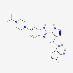 molecular formula C23H26N10 B12389035 Syk-IN-8 