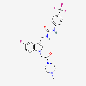 molecular formula C24H25F4N5O2 B12389054 Ddr1-IN-8 