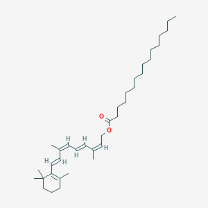 molecular formula C36H60O2 B12389087 Retinol, palmitate, 9-cis,13-cis- 