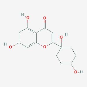 2-(trans-1,4-Dihydroxy-cyclohexyl)-5,7-dihydroxy-chromone