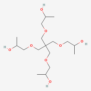 molecular formula C17H36O8 B1238911 1-[3-(2-羟基丙氧基)-2,2-双(2-羟基丙氧基甲基)丙氧基]丙醇 