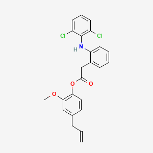 molecular formula C24H21Cl2NO3 B12389159 Anti-inflammatory agent 48 