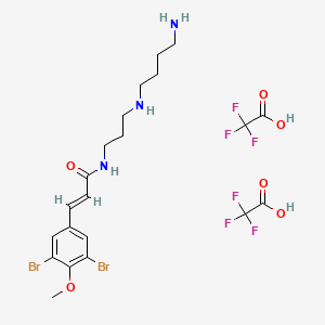 molecular formula C21H27Br2F6N3O6 B12389162 Ianthelliformisamine B (diTFA) 