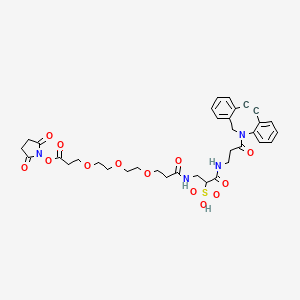 molecular formula C35H40N4O13S B12389164 Sulfo DBCO-PEG3-NHS ester 