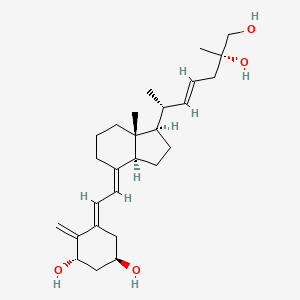 (1R,3S,5E)-5-[(2E)-2-[(1R,3aS,7aR)-1-[(E,2R,6S)-6,7-dihydroxy-6-methylhept-3-en-2-yl]-7a-methyl-2,3,3a,5,6,7-hexahydro-1H-inden-4-ylidene]ethylidene]-4-methylidenecyclohexane-1,3-diol