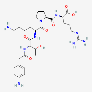 molecular formula C29H47N9O7 B12389181 P-aminophenylacetyl-tuftsin 