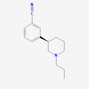3-[(3R)-1-Propyl-3-piperidinyl]benzenecarbonitrile
