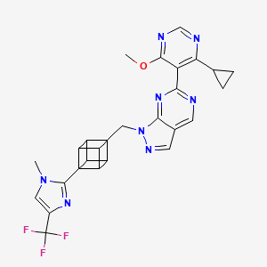 molecular formula C27H23F3N8O B12389204 Usp1-IN-5 