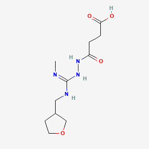 molecular formula C11H20N4O4 B12389237 Dinotefuran-NHCO-propionic acid 