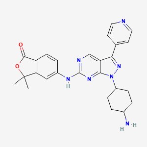 molecular formula C26H27N7O2 B12389261 Hpk1-IN-39 