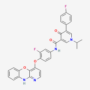 molecular formula C32H24F2N4O4 B12389277 Axl-IN-14 