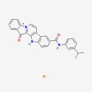 molecular formula C28H22BrN3O2 B12389293 FtsZ-IN-6 