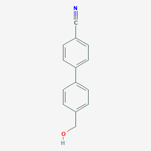 B123893 4'-(Hydroxymethyl)[1,1'-biphenyl]-4-carbonitrile CAS No. 154493-59-1