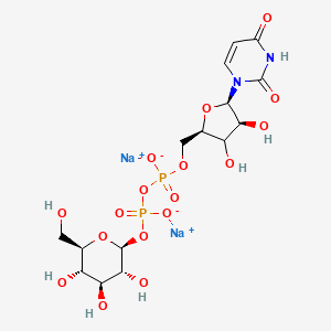 molecular formula C15H22N2Na2O17P2 B12389307 UDP-|A-D-glucose (disodium) 