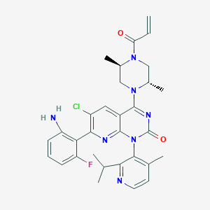 molecular formula C31H33ClFN7O2 B12389310 KRAS G12C inhibitor 61 