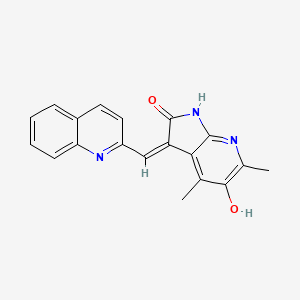 molecular formula C19H15N3O2 B12389318 Anticancer agent 109 