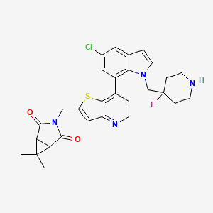 molecular formula C29H28ClFN4O2S B12389336 Usp7-IN-12 