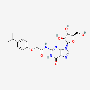 N-[2-[4-(1-Methylethyl)phenoxy]acetyl]guanosine