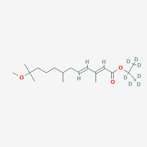 molecular formula C19H34O3 B12389398 Methoprene-d7 