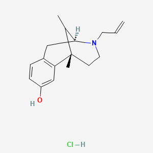 molecular formula C17H24ClNO B12389482 (+)-N-Allylnormetazocine (hydrochloride) 