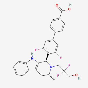 molecular formula C28H24F4N2O3 B12389513 ER|A degrader 7 