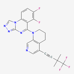 molecular formula C23H17F5N6 B12389524 Dgk|A-IN-7 