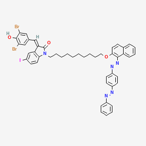 molecular formula C47H42Br2IN5O3 B12389525 LD-Attec3 