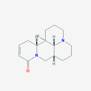 molecular formula C15H22N2O B1238955 (1R,2R,9R,17R)-7,13-diazatetracyclo[7.7.1.02,7.013,17]heptadec-4-en-6-one 