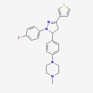 molecular formula C24H25FN4S B12389550 Caspase-3 activator 2 