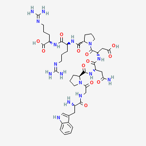 molecular formula C43H64N16O12 B12389558 HCV Core Protein (107-114) 