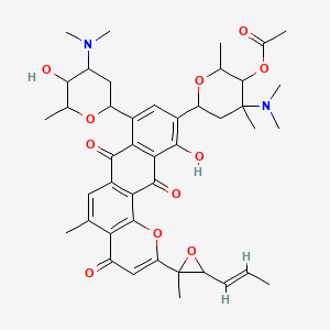 molecular formula C43H52N2O11 B1238956 Pluramycin A CAS No. 11016-27-6