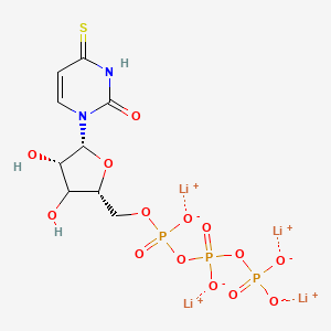 tetralithium;[[[(2R,4S,5R)-3,4-dihydroxy-5-(2-oxo-4-sulfanylidenepyrimidin-1-yl)oxolan-2-yl]methoxy-oxidophosphoryl]oxy-oxidophosphoryl] phosphate