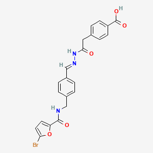 molecular formula C22H18BrN3O5 B12389609 Mmp13-IN-5 