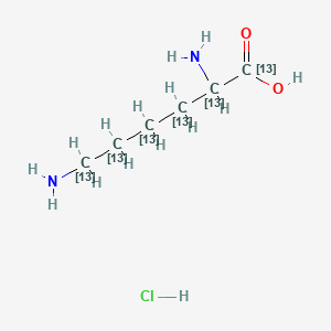 molecular formula C6H15ClN2O2 B12389641 DL-Lysine-13C6 (hydrochloride) 