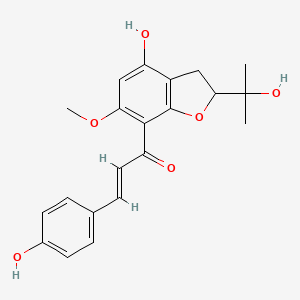 molecular formula C21H22O6 B12389642 Xanthohumol I 