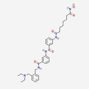 molecular formula C34H43N5O5 B12389652 BChE/HDAC6-IN-1 