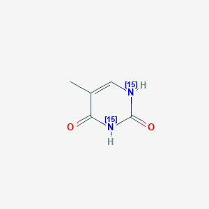 molecular formula C5H6N2O2 B12389653 Thymine-15N2 