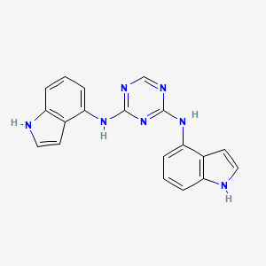 molecular formula C19H15N7 B12389659 tau protein/|A-synuclein-IN-1 