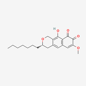 molecular formula C21H26O5 B12389680 Dihydroobionin B 